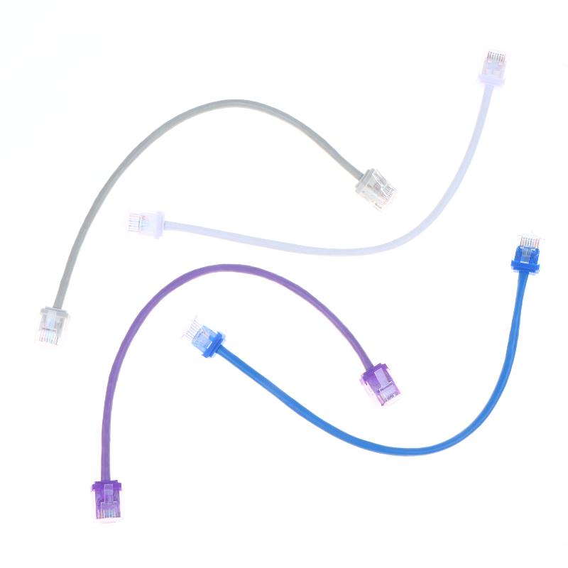 0.2m Slim RJ45 Ethernet Cable 10Gbps 550MHz High Speed Network Cord for Switch TV Box Portable Router Use