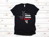 Texan Firefighter Texas Thin Red Line USA Flag Gift | T-Shirt |T-shirt | T-shirt | T-shirt | Tank Top