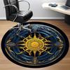 1PCCelestial Mandala Office Round Area Rug,  Mat Suitable For Office, Under Office Chairs Bedroom Living Room Home Decor, Room Deco