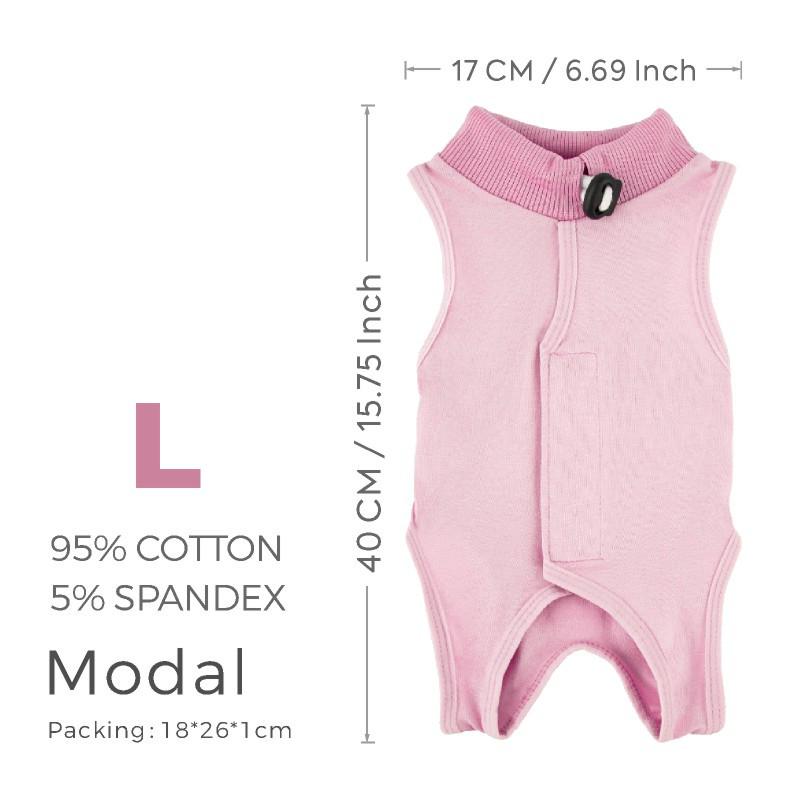 Prodyšný Elastický Rekonvalescenční Obleček pro Kočky - Lehký, Proti Olizování, Pooperační a Odstavový Pomocník pro Kočky