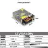 Wenhu 220V to 12V DC Switching Power Supply