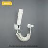 Set Bidet Portatile con Doccetta a Mano Montaggio a Parete Bianco Pistola a Spruzzo Doccia Portatile Rubinetto Risciacquo ad Alta Pressione Spruzzatore Accessori Bagno