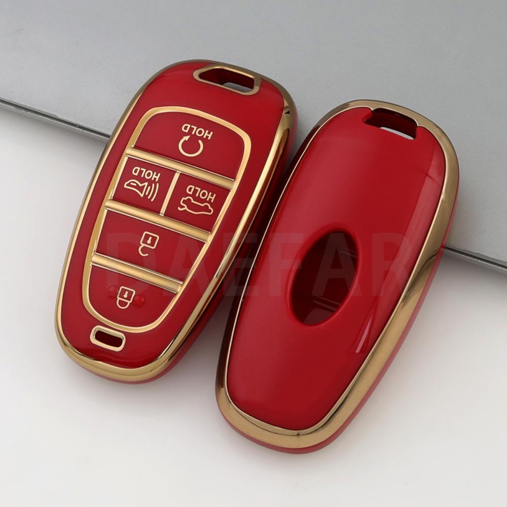 For Hyundai Palisade  Tucson Santa Fe   Atos Solaris Prime Nexo Sonata Staria Ioniq Tpu Key Case Car Key Cover