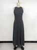 2026 French Retro Polka Dot Sleeveless Backless Dress