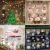 Cartoon Whimsical Christmas Static Cling Decor Ideal For Windows And Holiday Celebration