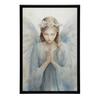Plakat Portret Anioła W Delikatnej Sukni Plakat Portret Anioła W Delikatnej Sukni, 40X50 Cm, Rama Aluminiowa Złota, Papier Matowy 230 Gsm