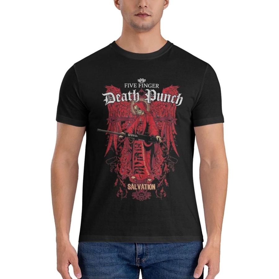 

xhaxhi Men s Short Sleeve t-Shirt Five Finger Death Punch 5FDP T-Shirt for Men Running Shirts Summer Shirts XXXXXL
