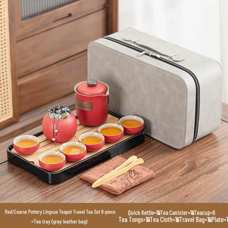 Coarse Pottery Lingxue Tea Set