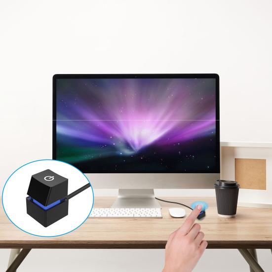 Computer External Power LED Lights Computer Button Colorful Desktop Extension Cable Home Motherboard