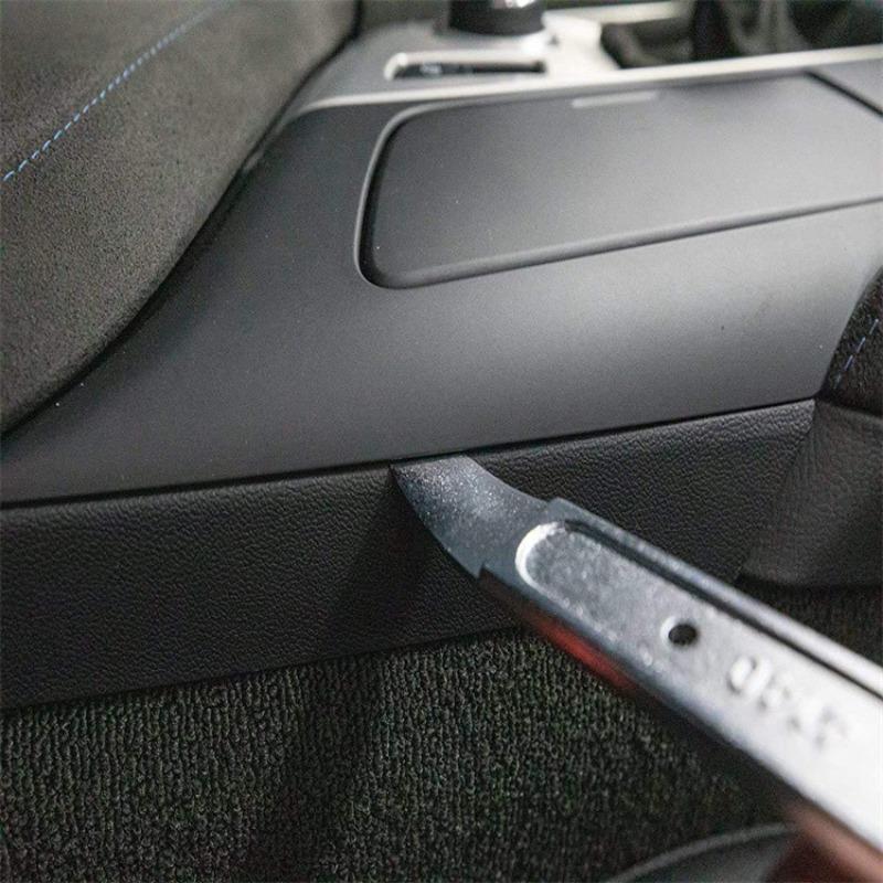 4140 Metal Pry Bar Car Trim Panel Removal Tool Stianless Steel Metal Mini Pocket Prybar Tool for Auto Interior Trim Panel Popper