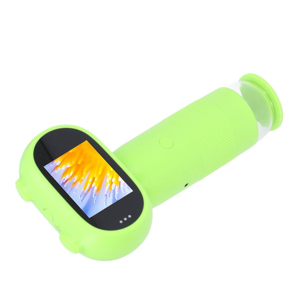 Handheld Microscope 2in Screen USB Electronic Magnifying Glass with 8 LEDS for Coin Observation Welding Watch Repair