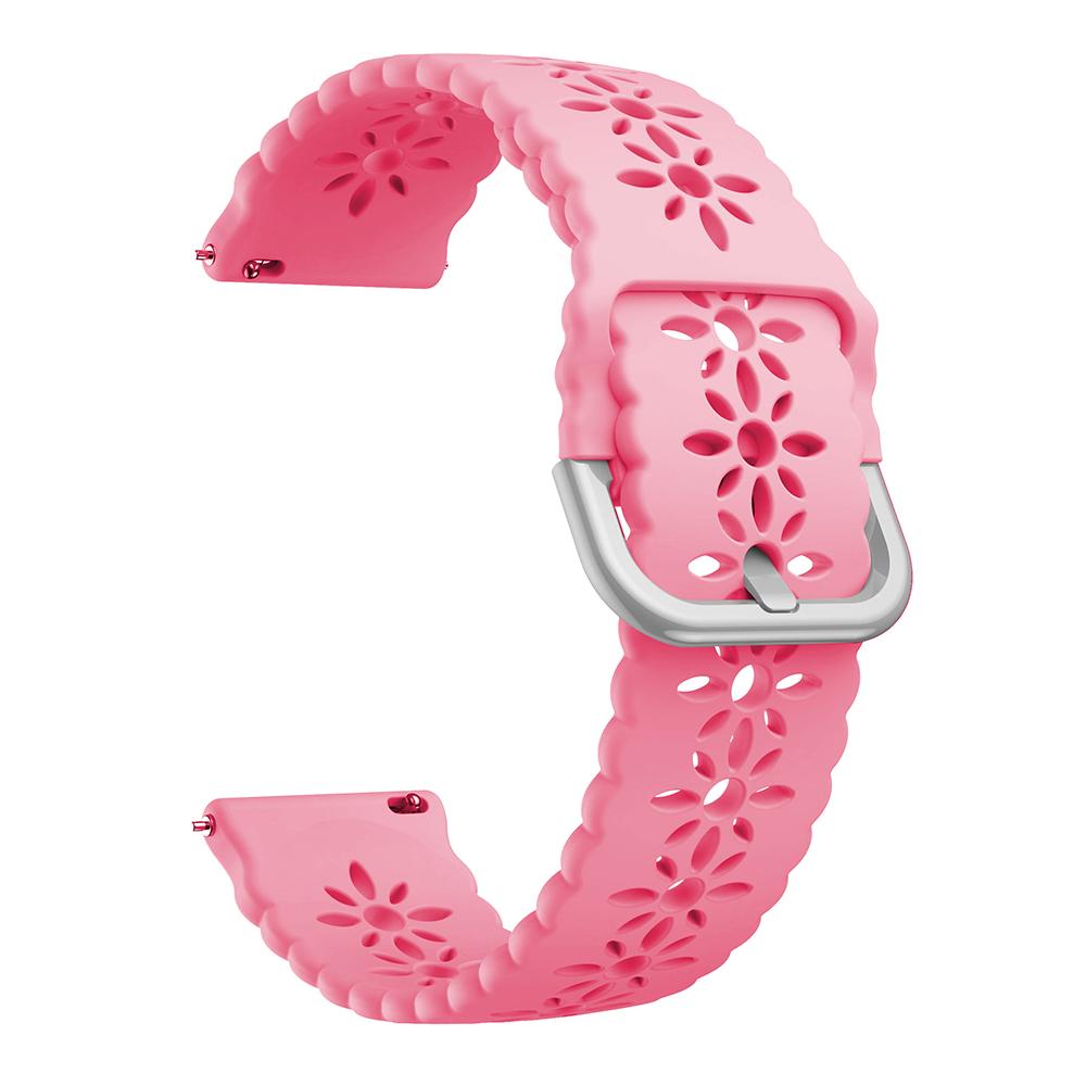20mm 22mm Floral Silicone Strap For Samsung Galaxy Watch 5/4/3 Active 2 Gear S2 S3 Smart Watch Band For For Huawei Watch GT2 GT3 42mm 46mm/Amazfit GTR
