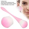 Nail Art Dust Cleaning Removal Brush Soft Fluffy Hair Makeup Brush for Blusher Loose Powder Pink