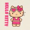 Sanrio Oversized Hello Kitty Ivory 824828 T-Shirt