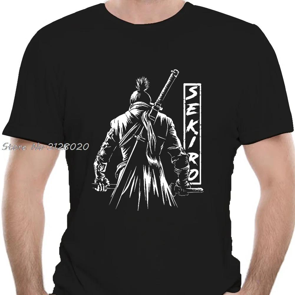 

Футболка PS4 Game SEKIRO Shadows Die Twice, винтажный дизайн, футболка с одноруким волком, футболка для мальчиков с высоким качеством и круглым вырезом L чёрный