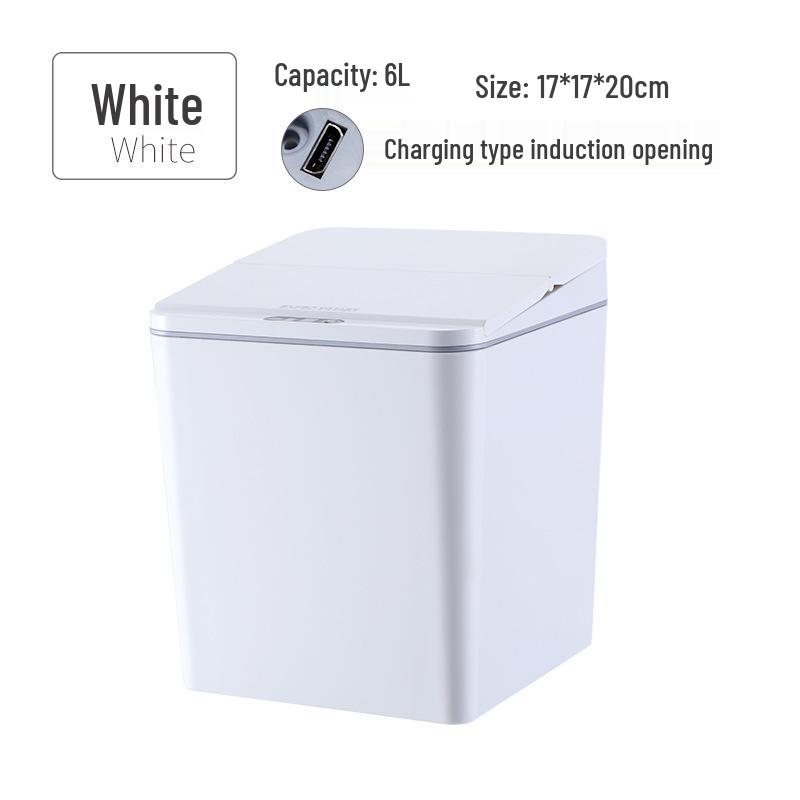 Smart Induction Desktop Trash & Storage Bin