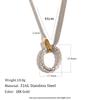 MamacitaSlay 316L Stainless Steel Mixed Color Jewelry Set 18K Gold Plated Waterproof Necklace Bracelet Earrings For Women Gift