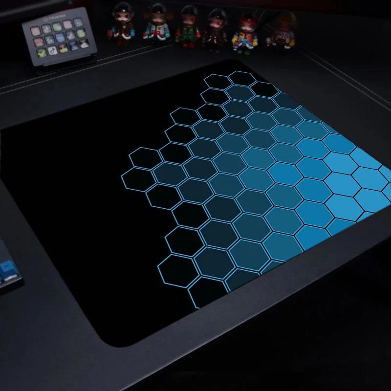 500X500 Hexagon Gaming Mouse Pad Computer Laptop Rubber Mousepad for PC Gamer Desktop Decoration Mouse Mat Deskmat Rug