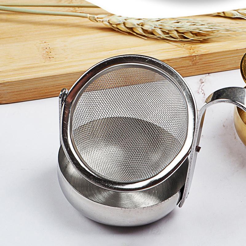 NEW Rotating Tea Strainer Stainless Steel Gold Silver Fine Mesh Tea Filter Sieve Teaware 360 Rotatable Tea Infuser Kitchen Tool