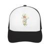 Grace Filled Floral Cross Blessing Mesh Baseball Cap Casual Hat Outdoor For Womens Unisex FeUnisex
