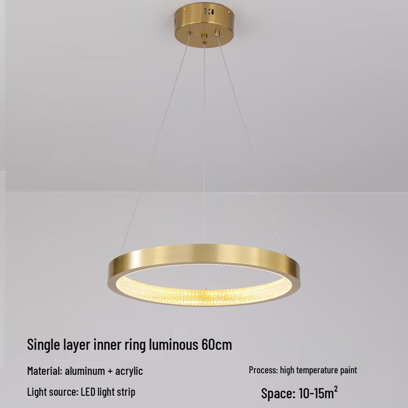 Italian Style Round Ring LED Chandelier