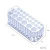 26 Holes Acrylic Nail Brushes Organizer Nail Art Kit Storage Tools Makeup Cosmetics Pen Display Case Holder Holder Showing Shelf