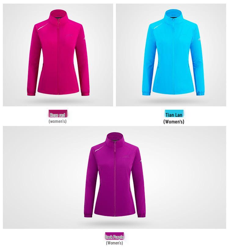 Couples' Plus Size Windbreaker: Lightweight Spring/Fall Outdoor Shell with Sun Protection & Waterproof Features