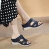 Elegan Sandals Women'S Summer Fashion Casual Wedges Open Toe Floor Empty Dress Shoes On The Beach To Wear Sandal Chalas Mujer