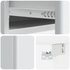 Wall Mounted Side Table White 59 x 34.5 x 17 cm