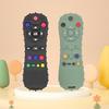 Jouets de dentition Forme de télécommande Bâton molaire en silicone Anneau de dentition Jouets à mâcher Pour nourrissons et jeunes enfants de 3 mois et plus