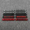 1 Pçs ABS Car Side Trunk Para AMG Brabus Emblem Sticker Accessories For Benz C63 A45 GLS Fortwo Forfour 451 453