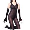 Sexy Women 6D 912Pin Oil Glossy Shiny Bodysuit Sheer See Through Elastic Tights Bandage Yoga Shaping Maid Leotard
