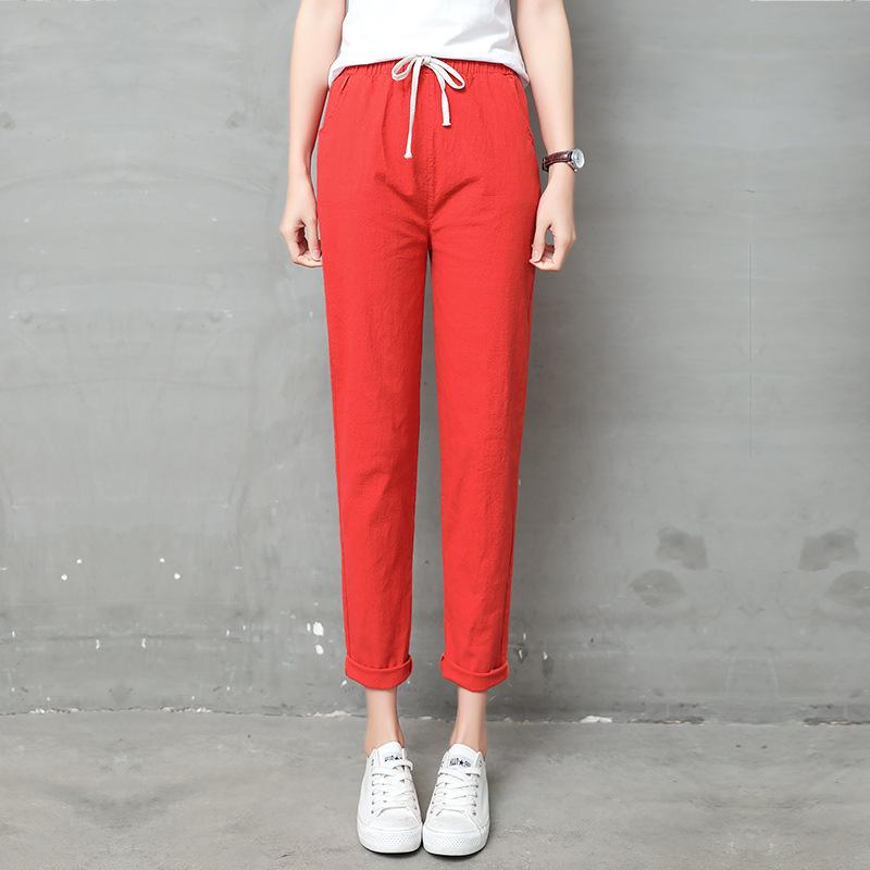 Cotton and Hemp Capris Spring and 