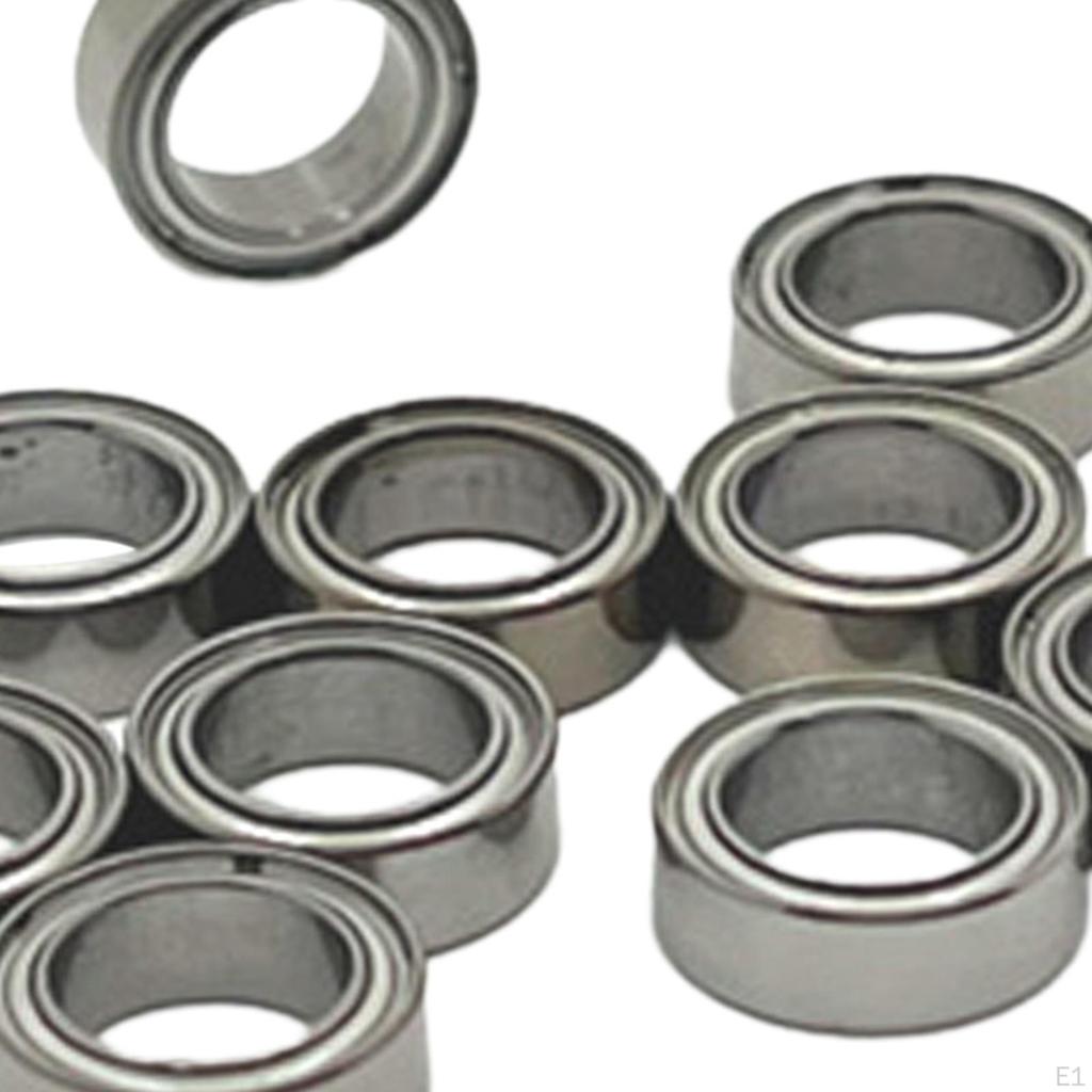 10x 1/14 1/16 RC Car Metal Bearings Ball Bearing,Replacements,Spare Parts Set for