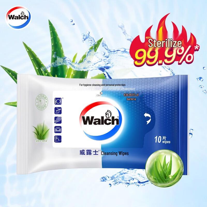 Walch Aloe Skin Cleansing Wipes (6 X 10 Count)