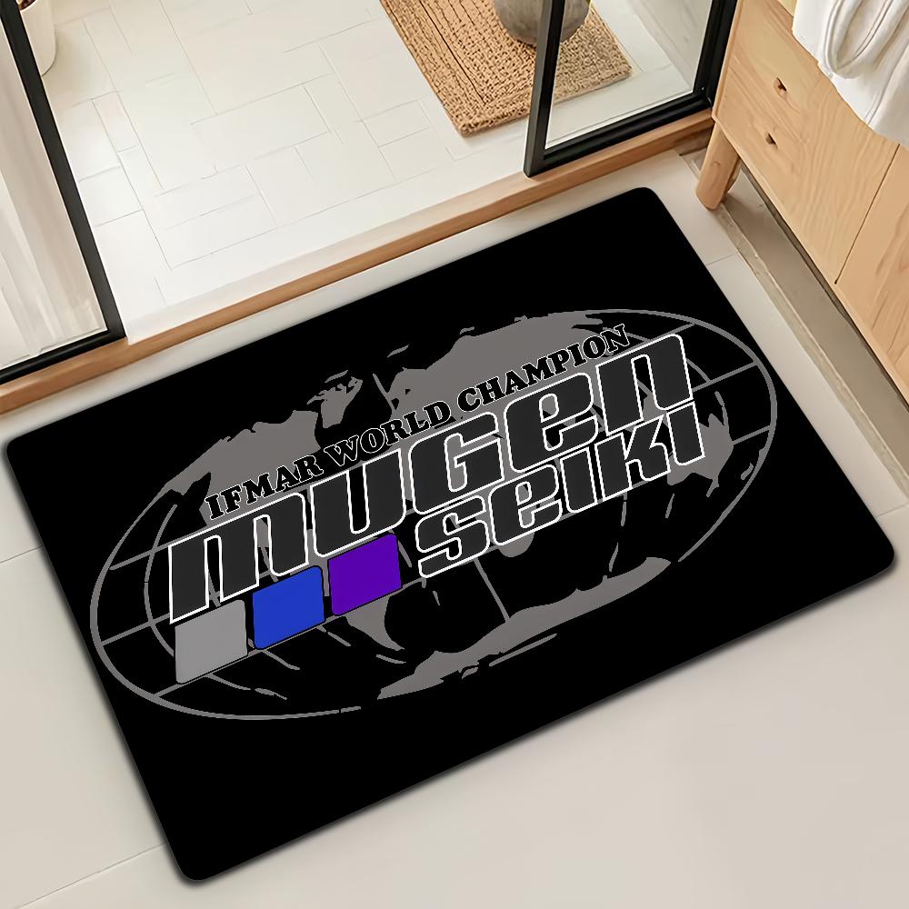 Fashion Cool M-Mugen Seiki Door Mat Bath Microfiber Decorative Versatile Flannel Floor Mat Quick Dry Absorbent Non-slip Sole