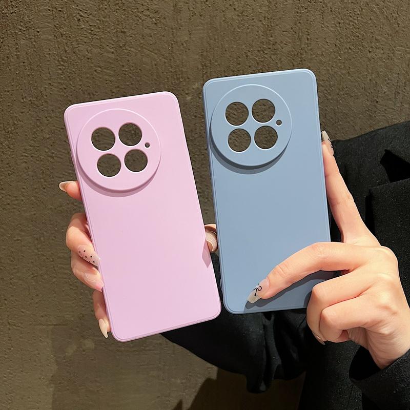 For OnePlus 13 13R 12R 11R ACE 5 3 2 Case Solid Color TPU Soft Silicone Shockproof Lens Protection Matte Phone Cover