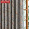 1PC Nuan Series European Luxury 100% Blackout Blackout Curtain Vintage Floral Curtains Curtain for Bedroom Living Room Balcony Window for Home Decor