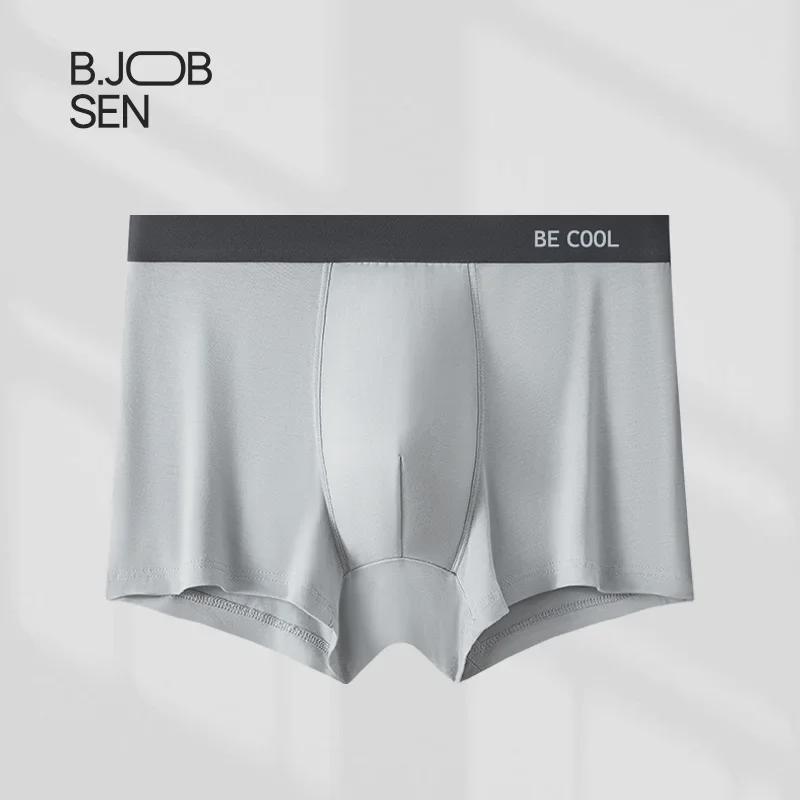 Modal Men's Antibacterial Boxer Briefs - Comfortable Large Size Underwear for Men & Couples, Perfect for Autumn/Winter