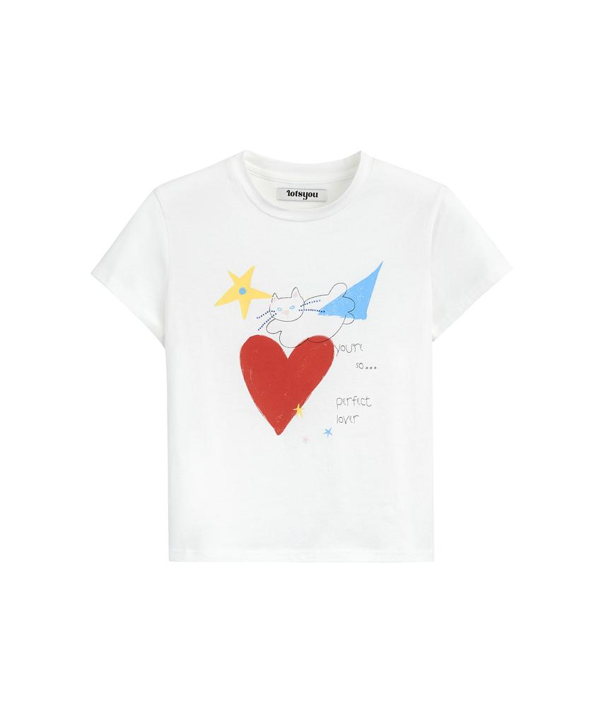 LOTSYOU Lotsyou_Perfect Lover Tee White
