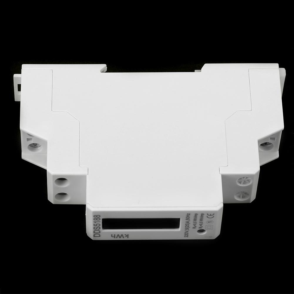 220V DDS5188 LCD Digital Din Rail Electric Meter 525A For Kilowatt Hour Kwh Meter
