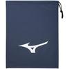 Mizuno Shoe Navy X Drawstring Bag for Track and and Sports Bag, Large, J1GZ2404, White, Field, Running, Baseball,