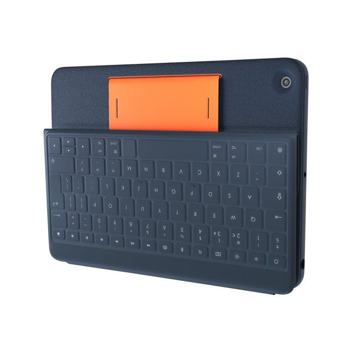 Clavier et souris - logitech - rugged combo 3 classic blue - sans fil - pack de 1 - garantie 2 ans