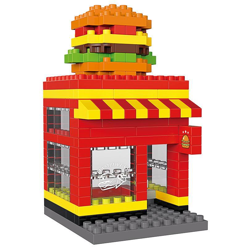 JIKER City Street Scene Micro Building Blocks for Kids