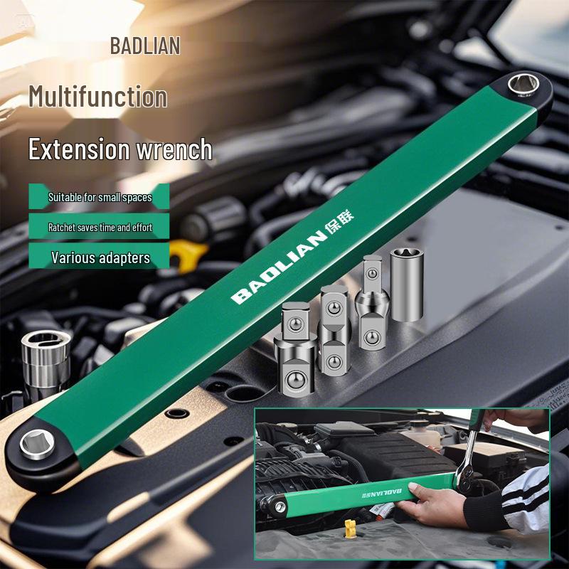 Universal Multifunctional Ratchet Wrench Extension Set