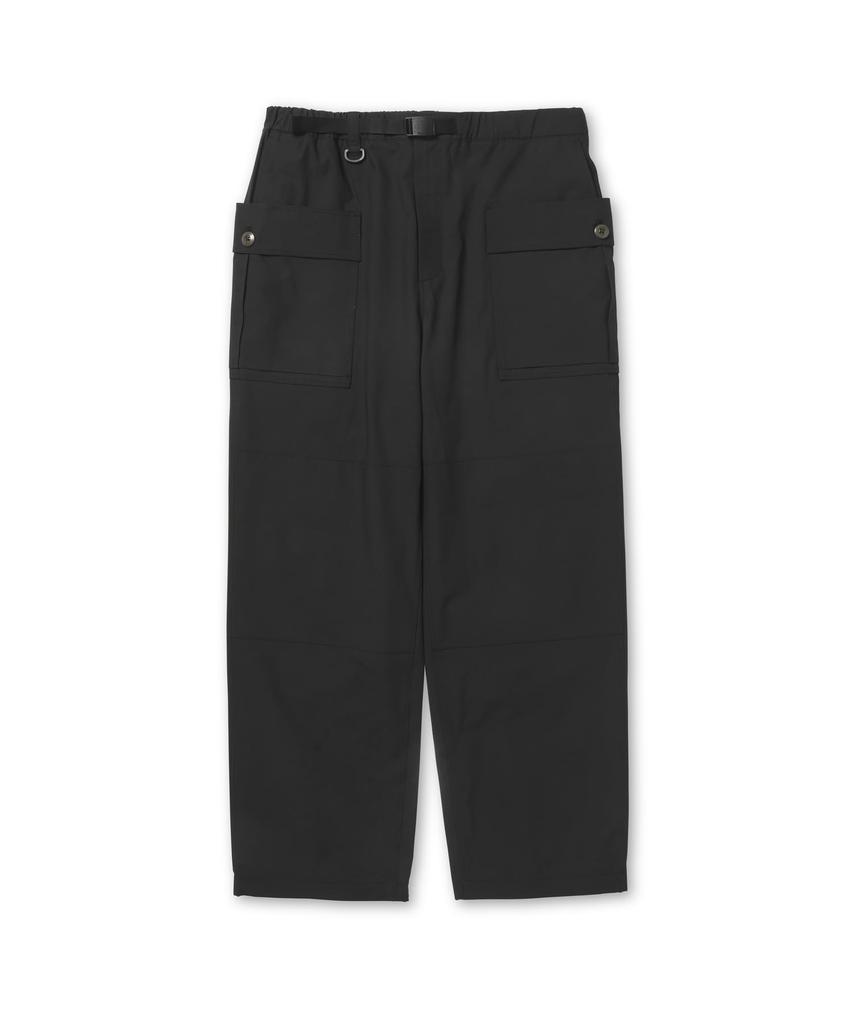 Snow Peak Hybrid TAKIBI Size L Pants, Flame-Retardant, Men's/Women's Pants, BLACK
