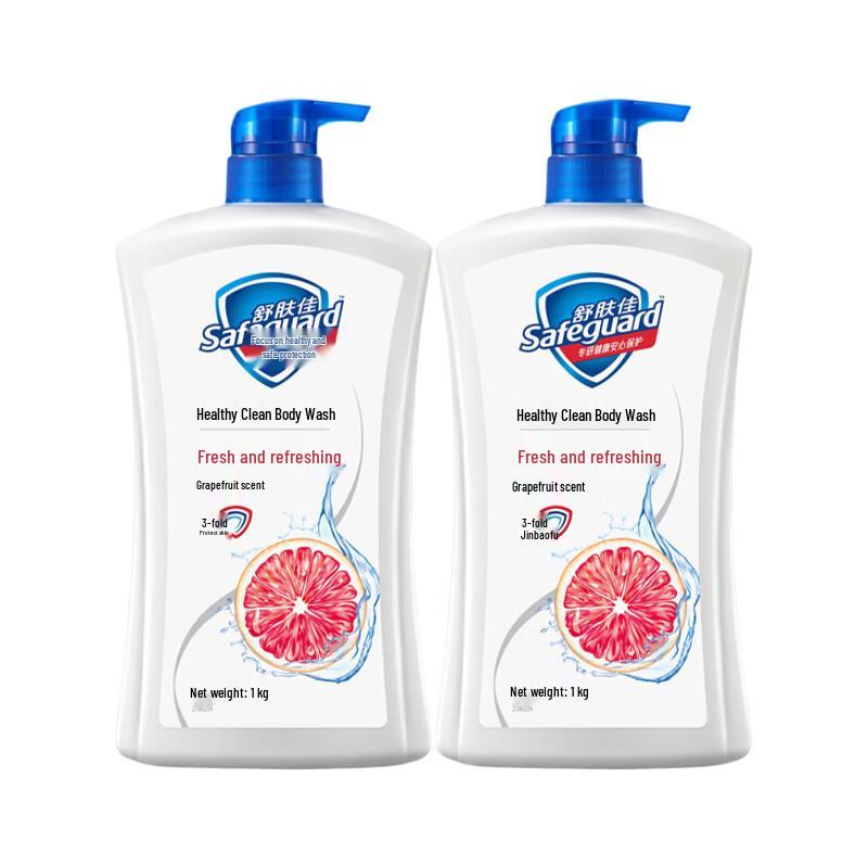 Safeguard Health Clean Protect Grapefruit Shower Gel Twin Pack