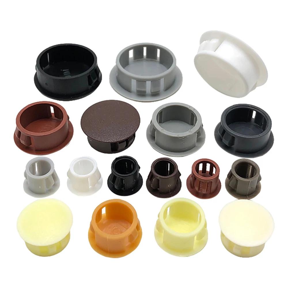 Durchmesser 5mm-60mm SKT Schnallenstecker PP-Kunststoff/Nylon Dekorabdeckung Möbel Diebstahlschutz Türdichtungsabdeckung Rutschfest/LanglebigLeise