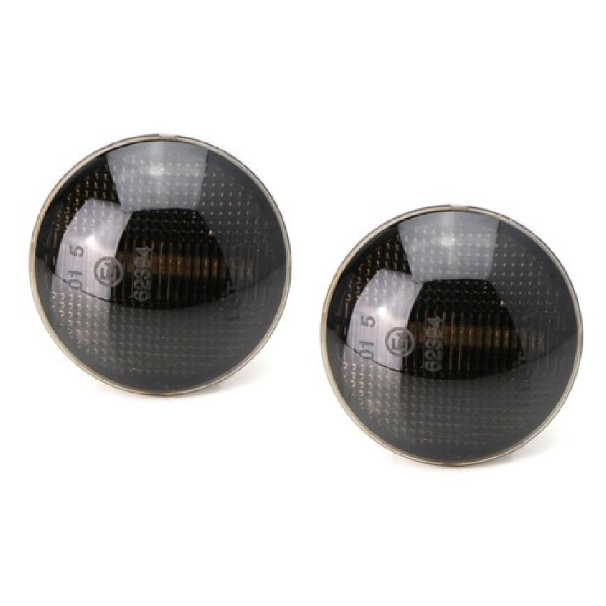 Smoked Amber Sequential Blink LED Front Side Marker Light For Range Rover L322