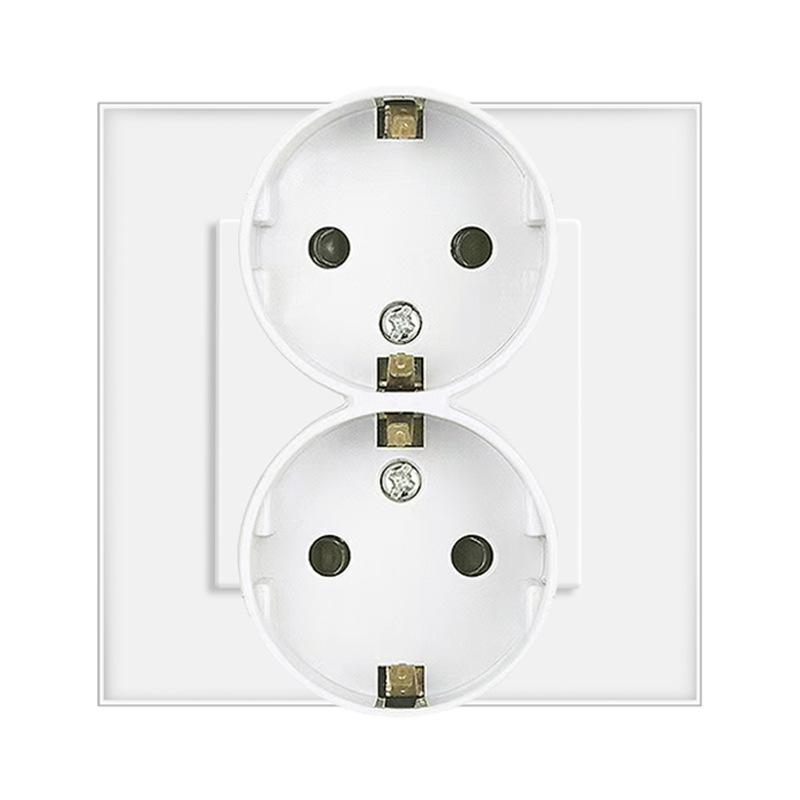 Tuya WiFi Smarter Lichtschalter mit Wand-Touch, Kompatibel mit Alexa und Google Assistant.